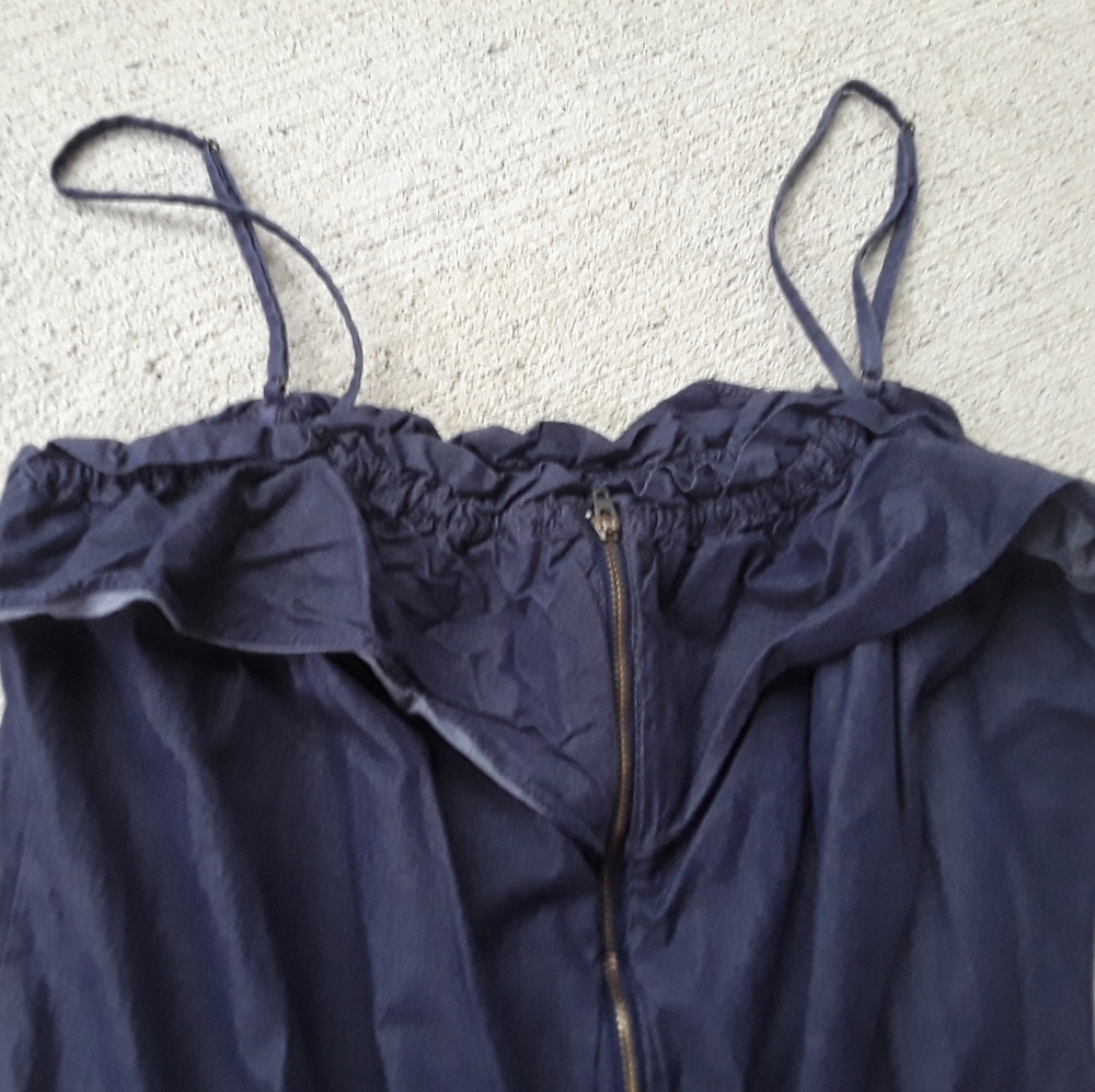 J Crew Chambray Romper - Picture 2 of 7